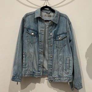 Top shop oversized denim jacket